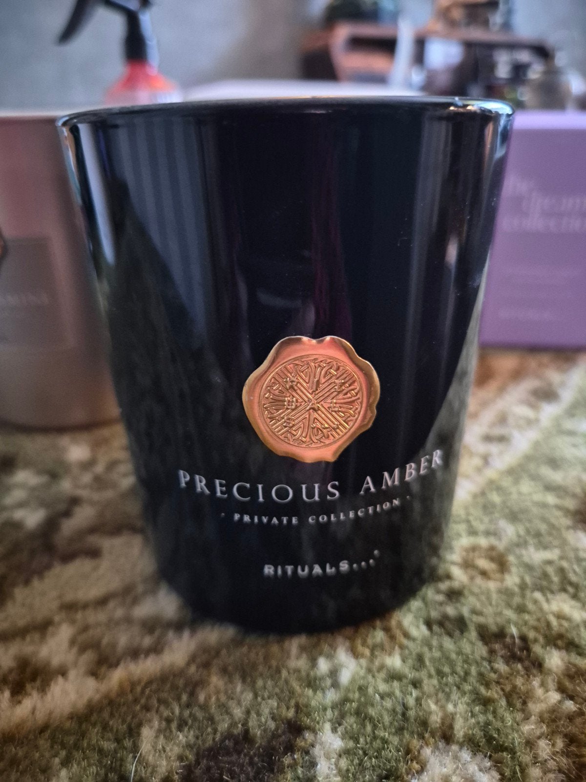 Rituals Private Collection Precious Amber Kaars, Zwart, Ophalen of Verzenden, Rituals, Kaars