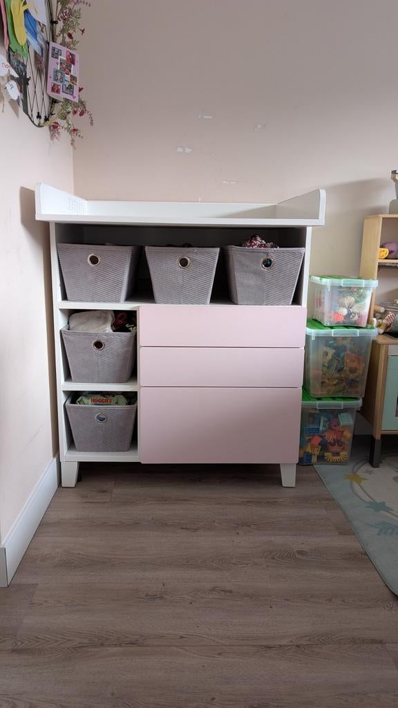 IKEA SMÅSTAD Commode met lades en opbergvakken, Gebruikt, 70 cm of meer, Ophalen of Verzenden, 75 tot 100 cm