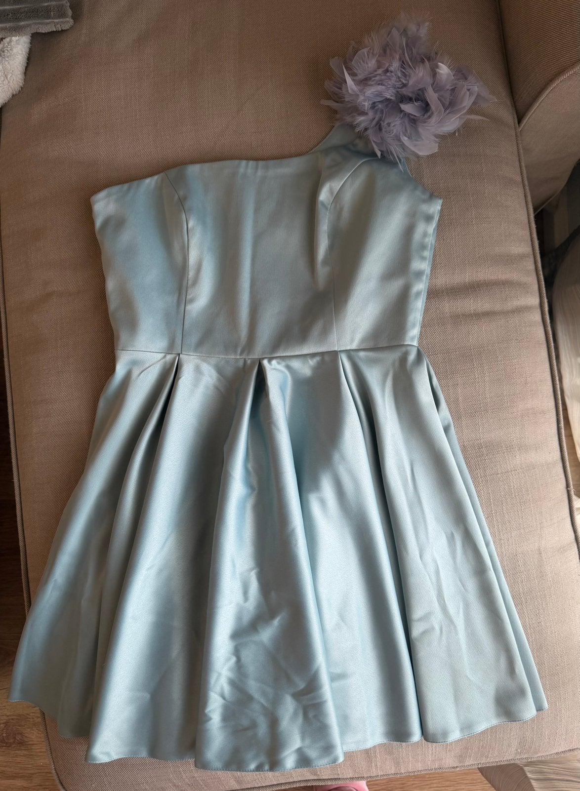 Party mini dress one shoulder S/M, Kleding | Dames, Jurken, Ophalen of Verzenden, Zo goed als nieuw, Boven de knie