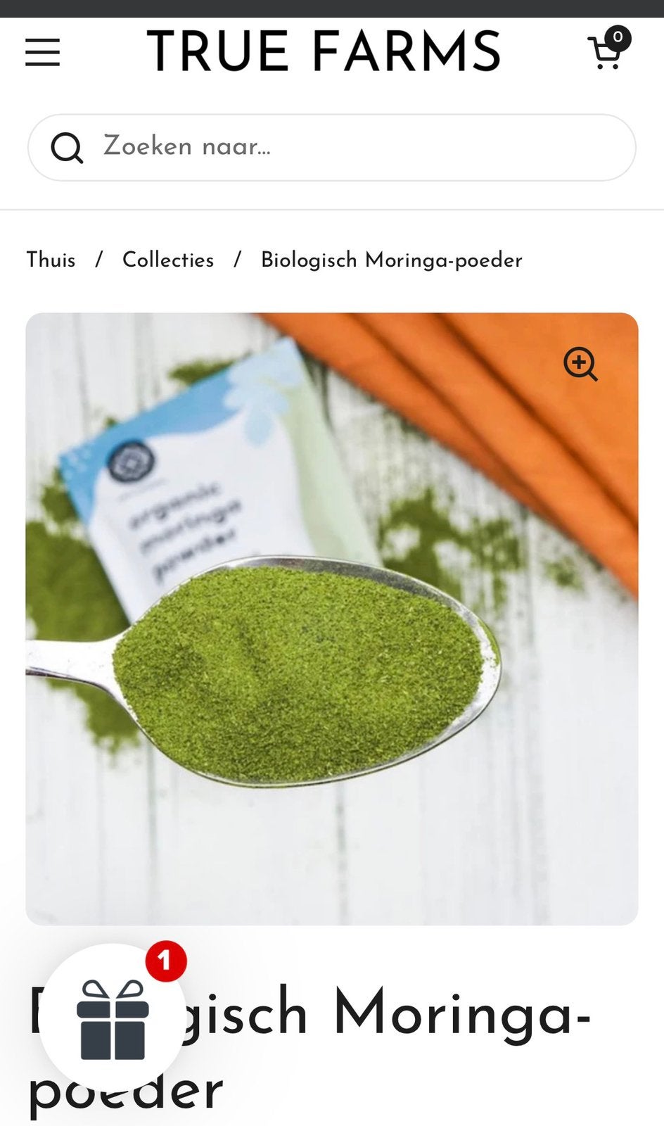 Biologisch Moringa-poeder 5kg origineel, Ophalen of Verzenden