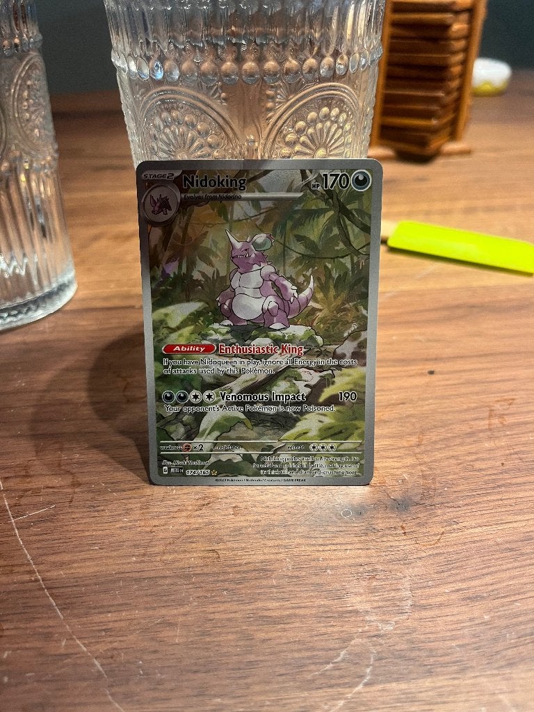 Pokemon - Nidoking 174/165, Ophalen of Verzenden, Nieuw, Speelkaart(en)