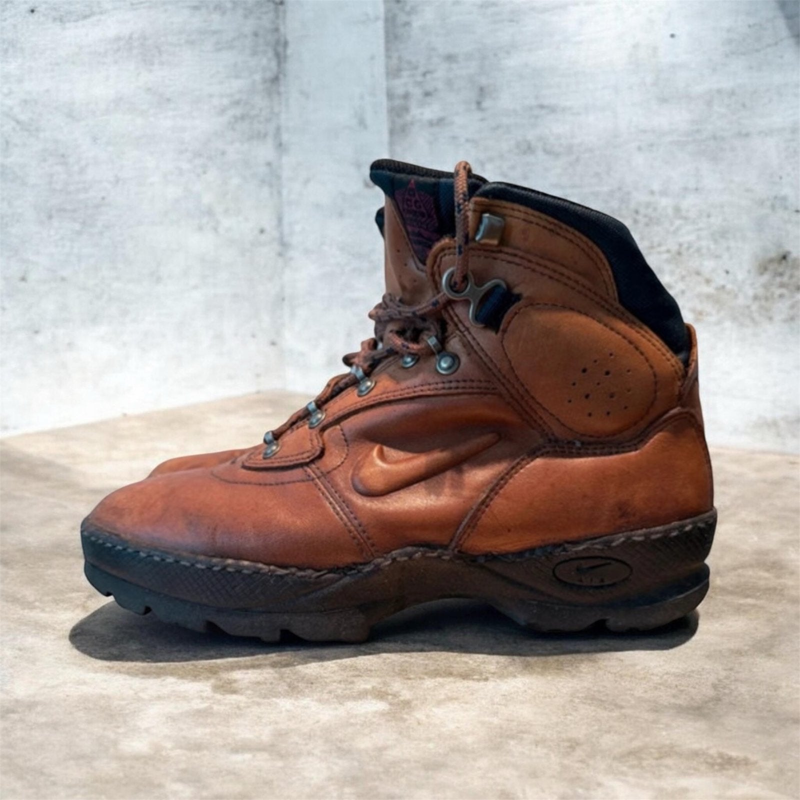 Nike ACG Leren Wandelschoenen - Bruin, Sport en Fitness, Ophalen of Verzenden, Gebruikt, Schoenen