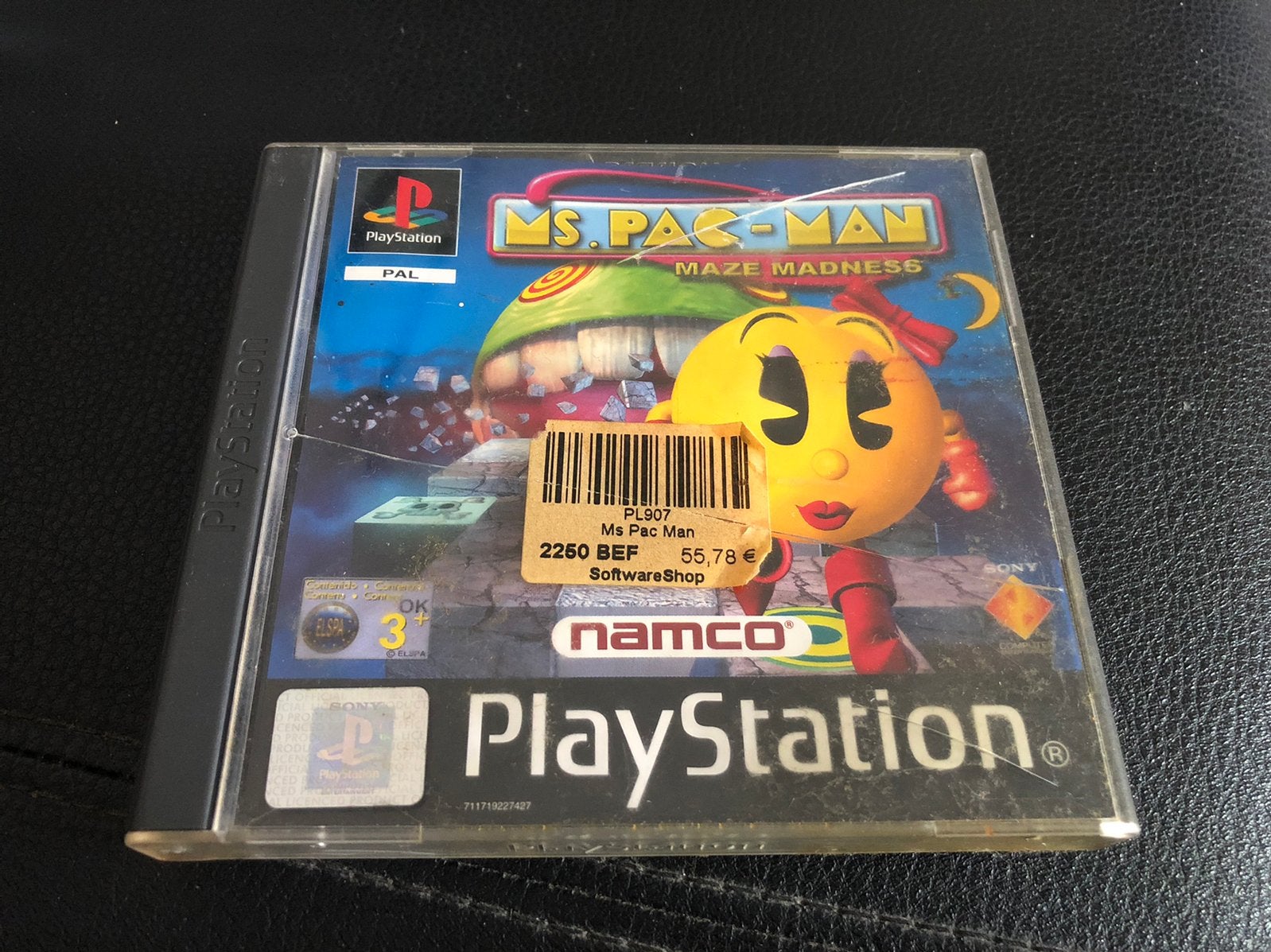 PS1, Ms. Pacman Maze Madness, Spelcomputers en Games, 1 speler, Racen en Vliegen, Ophalen of Verzenden, Zo goed als nieuw