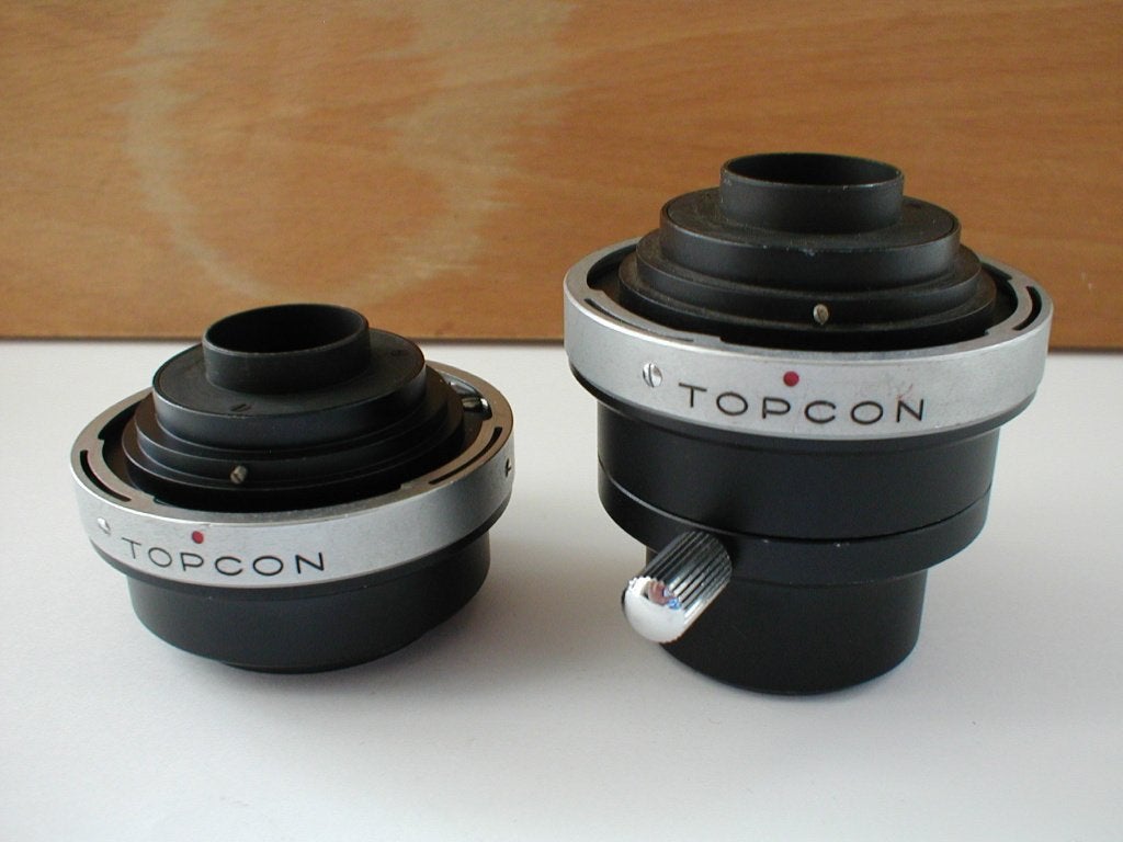 Topcon UV Topcor microscope attachment, Ophalen of Verzenden, Gebruikt, Spiegelreflex, Overige Merken