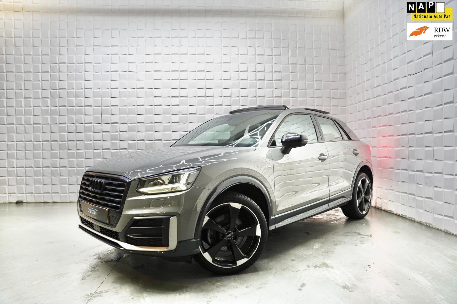 Audi Q2 1.4 TFSI CoD 2x S LINE PANO VIRTUAL NARDO GREY NAP, 4 cilinders, 150 pk, SUV of Terreinwagen, 1500 kg