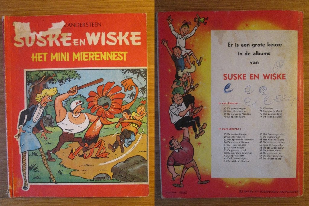 Suske en Wiske, Het mini mierennest (1e druk, SC), Boeken, Stripboeken, Eén stripboek, Ophalen of Verzenden, Gelezen, Willy Vandersteen.