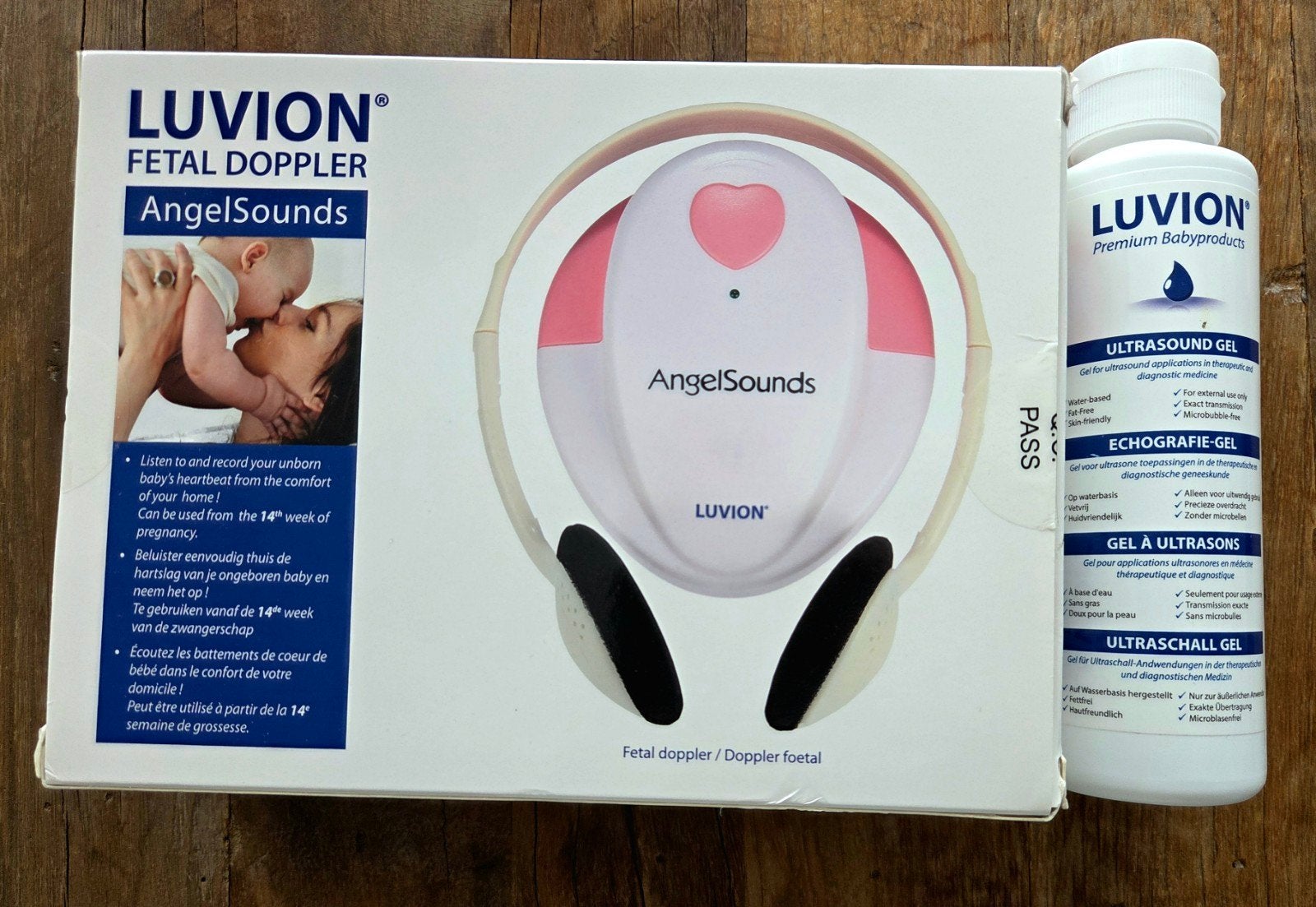 luvion fetal doppler en gelfles, Ophalen of Verzenden, Zo goed als nieuw