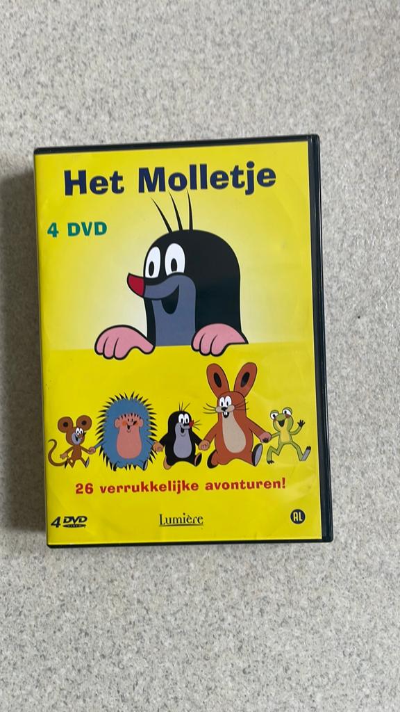 4 het molletje dvd’s, Alle leeftijden, Ophalen of Verzenden, Zo goed als nieuw