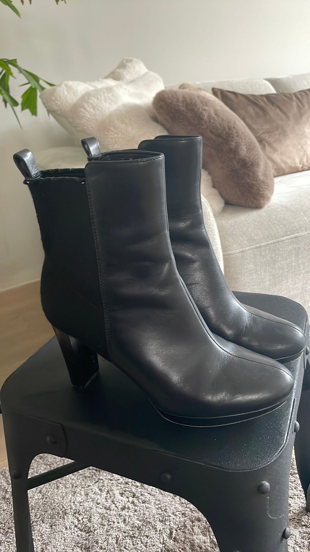 Enkellaarjes Clarks, Ophalen, Zo goed als nieuw, Zwart