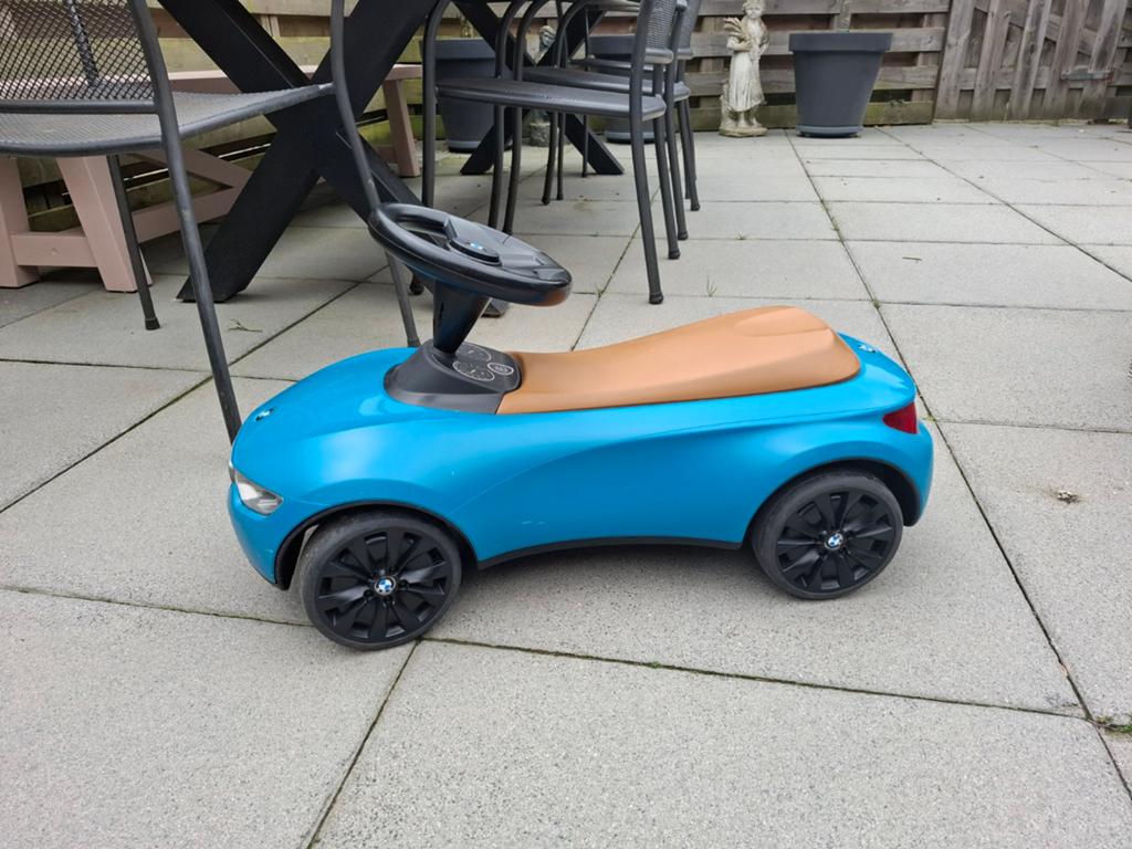 Prachtige BMW loopauto, auto/ babyracer blauw izgs, Kinderen en Baby's, Ophalen, Zo goed als nieuw