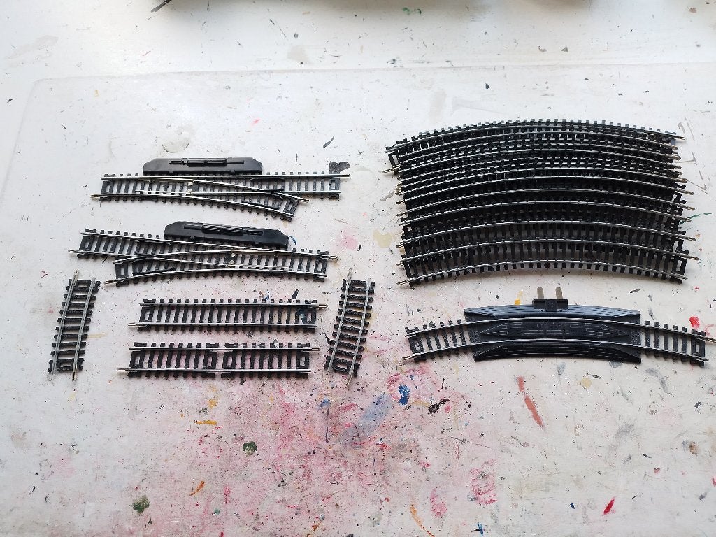Märklin H0 Diesellocomotief FRET met Rails en Wissels, Overige merken, Wisselstroom, Gebruikt, Locomotief