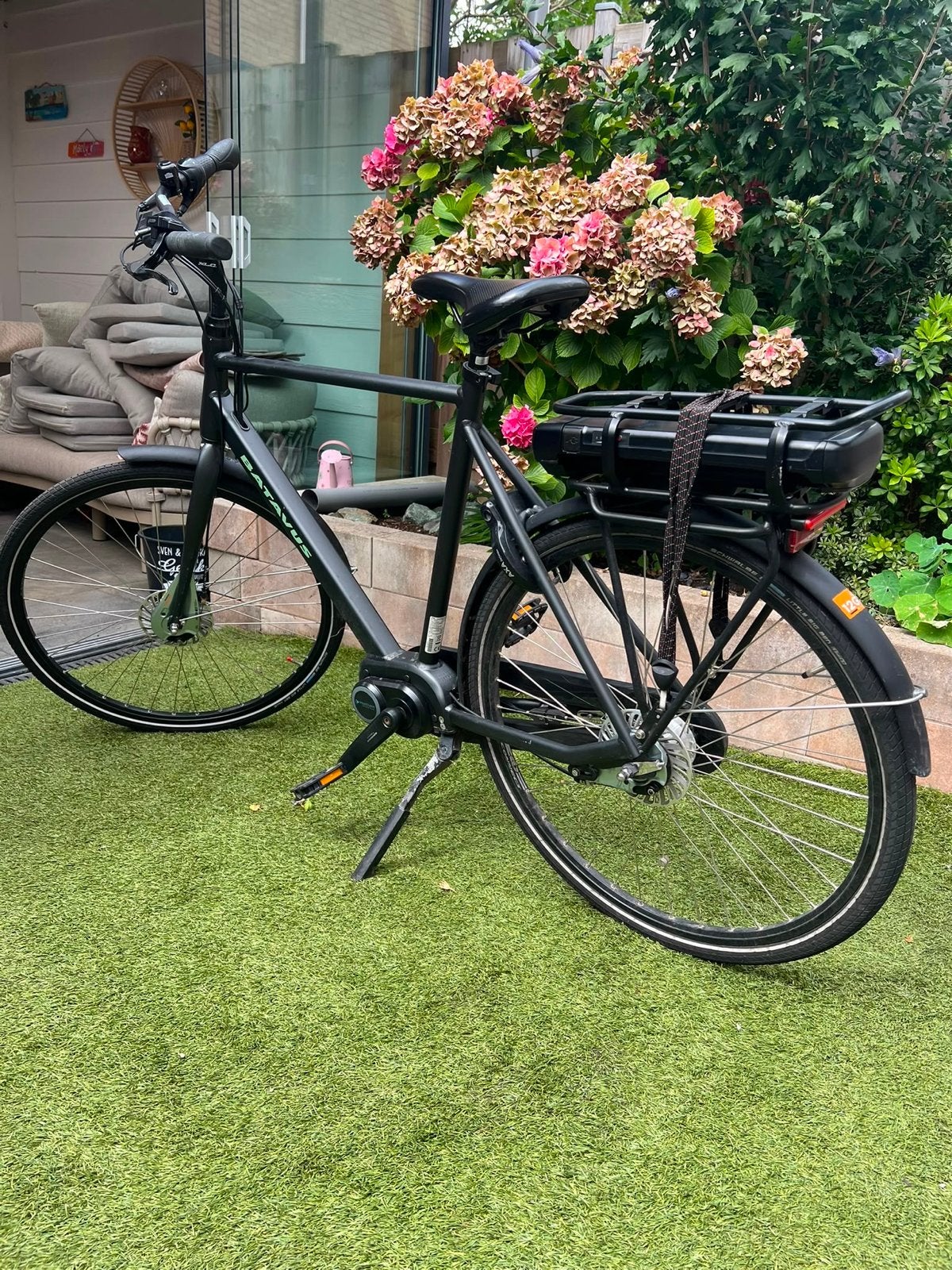 Batavus Fonk E-go Plus N7 2022 - Maat 61 Herenfiets, Ophalen, Batavus, Zo goed als nieuw, 59 cm of meer