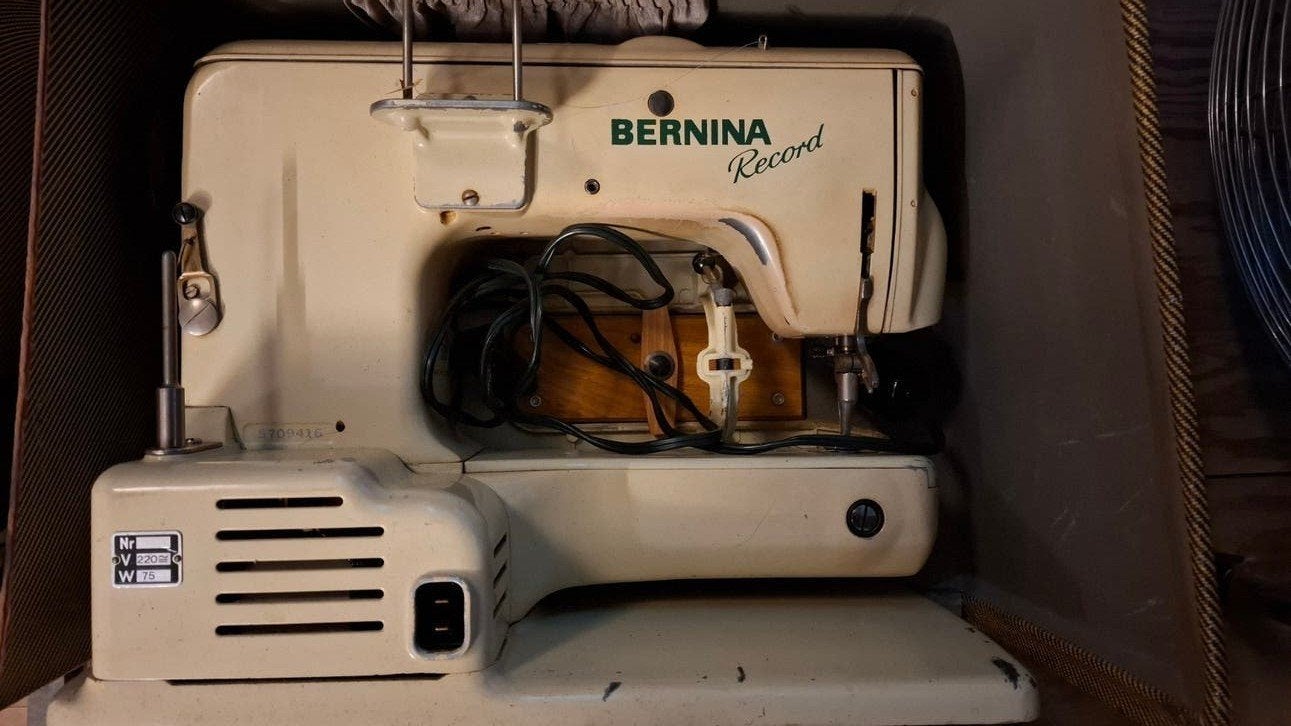 Bernina Record naaimachine in koffer, Ophalen, Gebruikt, Naaimachine, Bernina