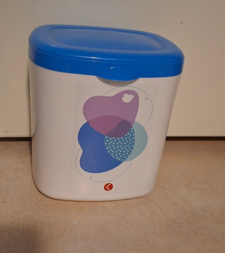 Melkpoederbewaardoos met afstrijkrand Hygiënisch &Luchtdicht, Kinderen en Baby's, Babyvoeding en Toebehoren, Ophalen of Verzenden