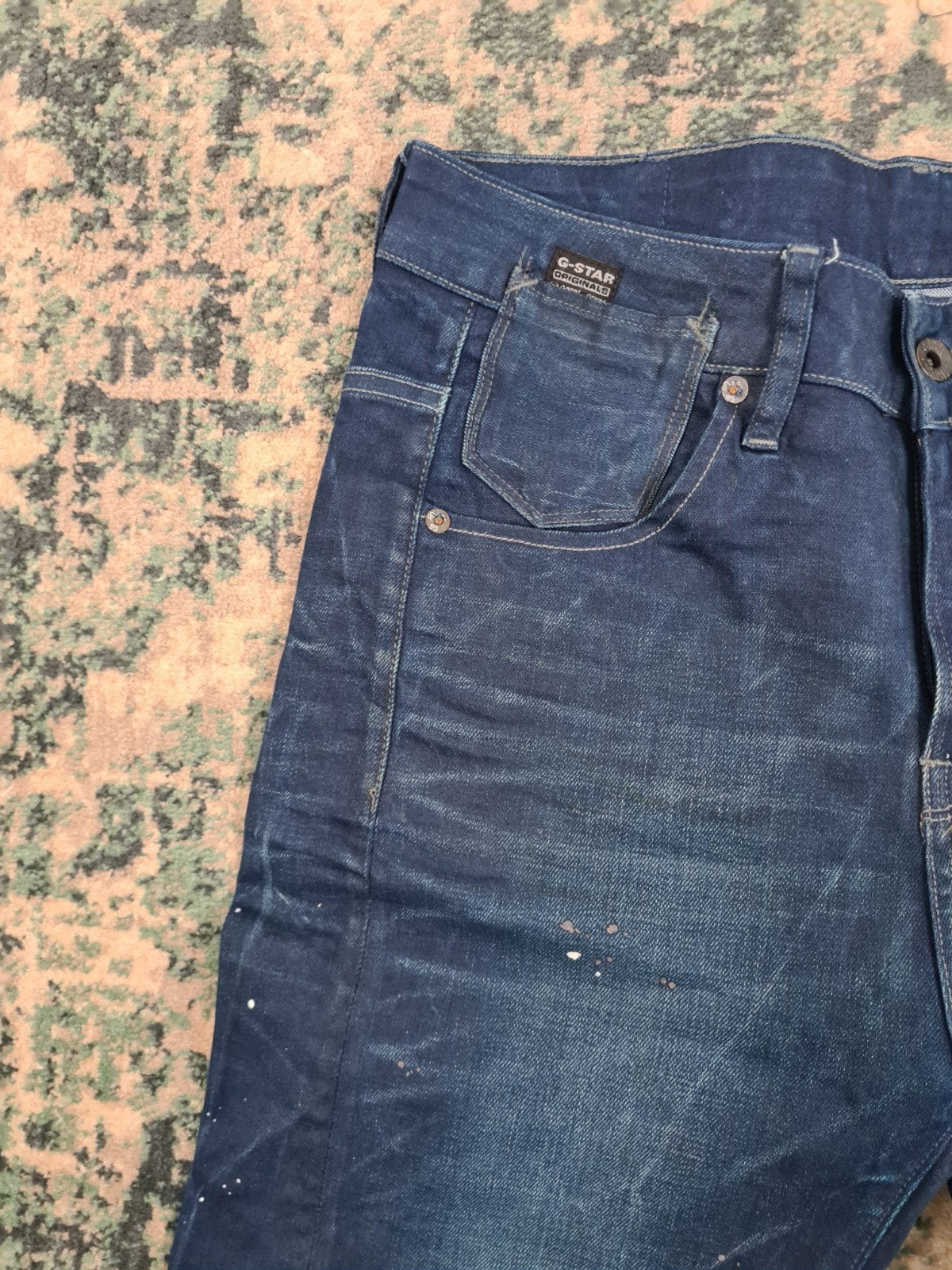 G-star crotch C 3D loose Tapered W27 L32 Dames Tulsi2732, Blauw, Ophalen of Verzenden, W27 (confectie 34) of kleiner, G-STAR RAW