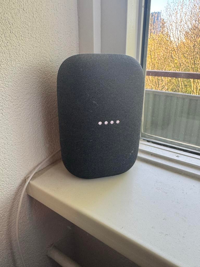 2X Google Nest Audio - Slimme Speaker, Audio, Tv en Foto, Luidsprekers, Overige typen, Zo goed als nieuw, Minder dan 60 watt, Ophalen