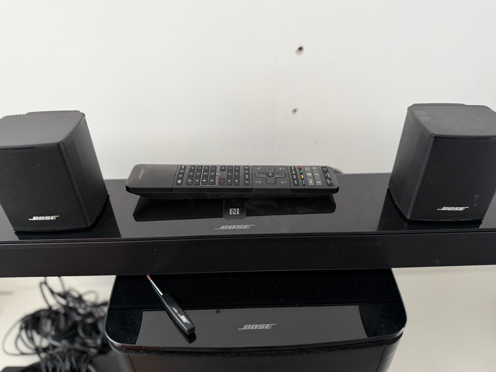 Bose SoundTouch 300 Soundbar met Acoustimass 300 Subwoofer, Soundbar, 70 watt of meer, Ophalen of Verzenden, Zo goed als nieuw