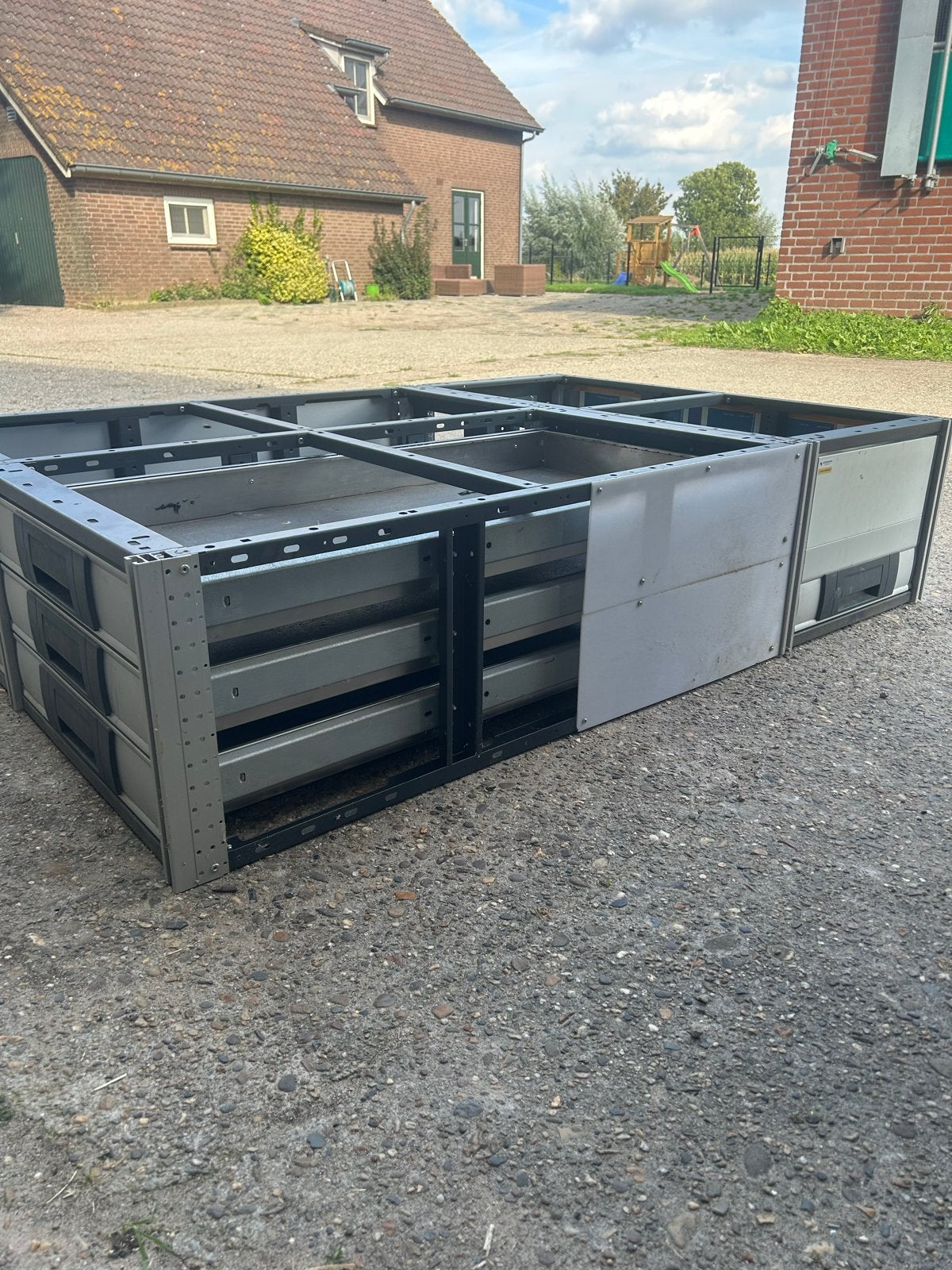 Vloerlade systeem 104x153x35 cm, Auto diversen, Ophalen, Gebruikt