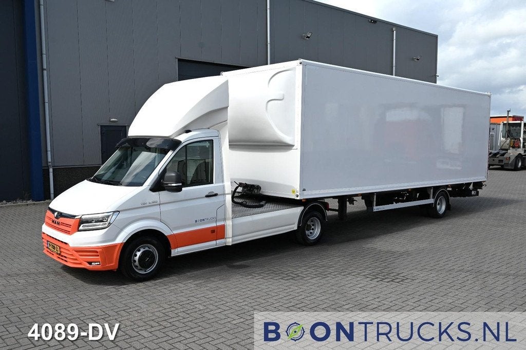MAN TGE + BUNK TRAILER | 7 TON * LAADKLEP 1000KG * NL PAPERS, Automaat, Gebruikt, Euro 6, MAN