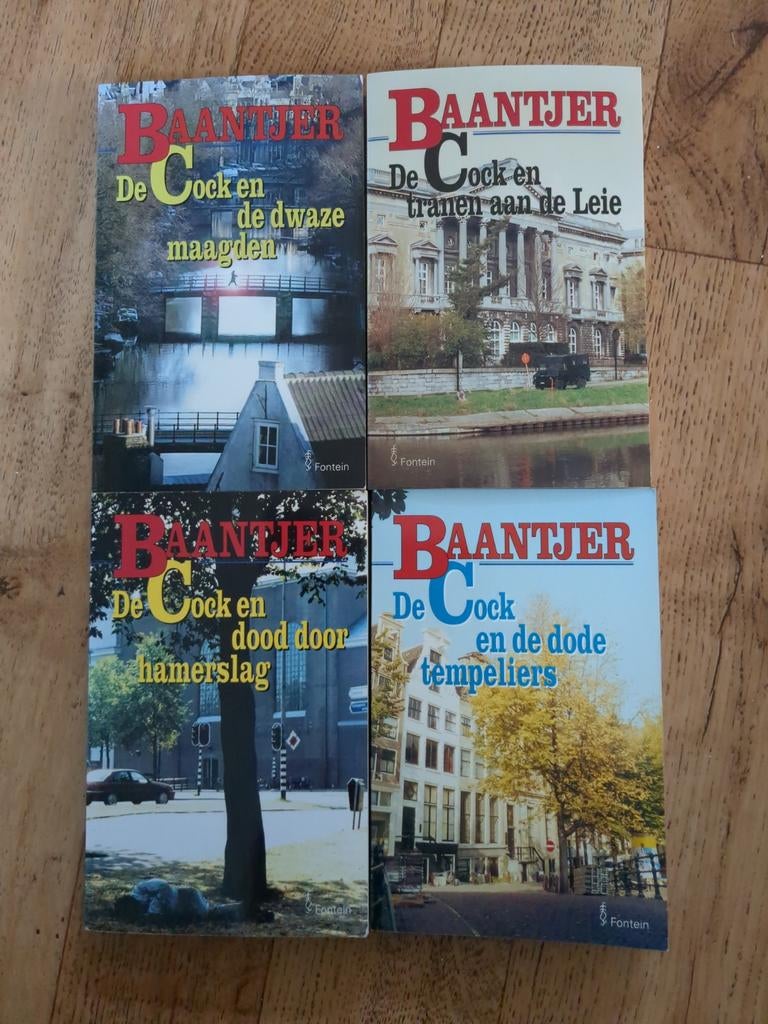 5 Baantjer boeken - De Cock....., Ophalen of Verzenden, Zo goed als nieuw, A.C. Baantjer