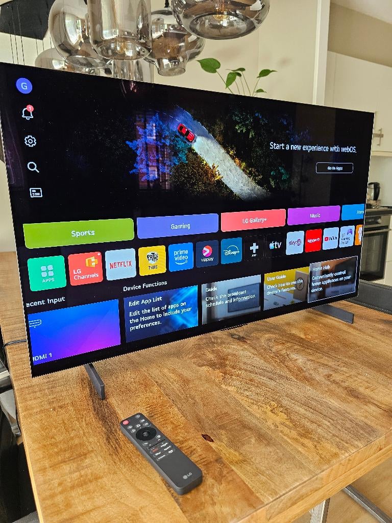 LG OLED evo C54 42" Zwart, Ophalen of Verzenden, Zo goed als nieuw, 100 cm of meer, OLED