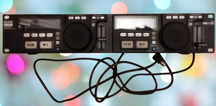 DAP DS-880MP3 Driver Unit Twin-CD-speler + Control Unit, Dj-set, Info@dap.com, DAP, Ophalen