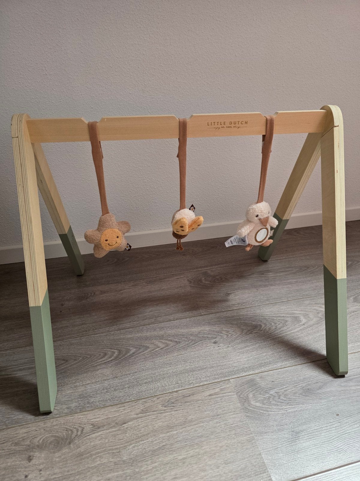 Little Dutch Babygym - Houten Speelboog met Speeltjes, Kinderen en Baby's, Ophalen of Verzenden, Zo goed als nieuw, Babygym