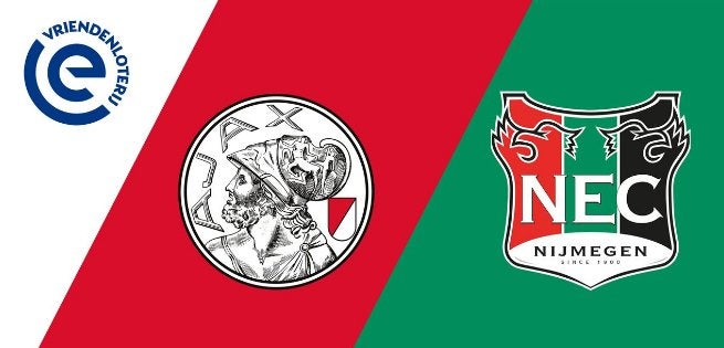 Ajax - Nec, 2 naast elkaar, Goedkoopste op marktplaats!!, Losse kaart, Twee personen, Mei