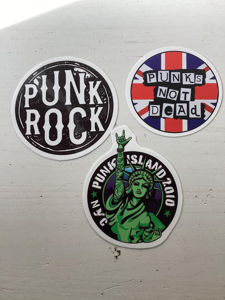 3 stickers Punk, Verzenden, Nieuw