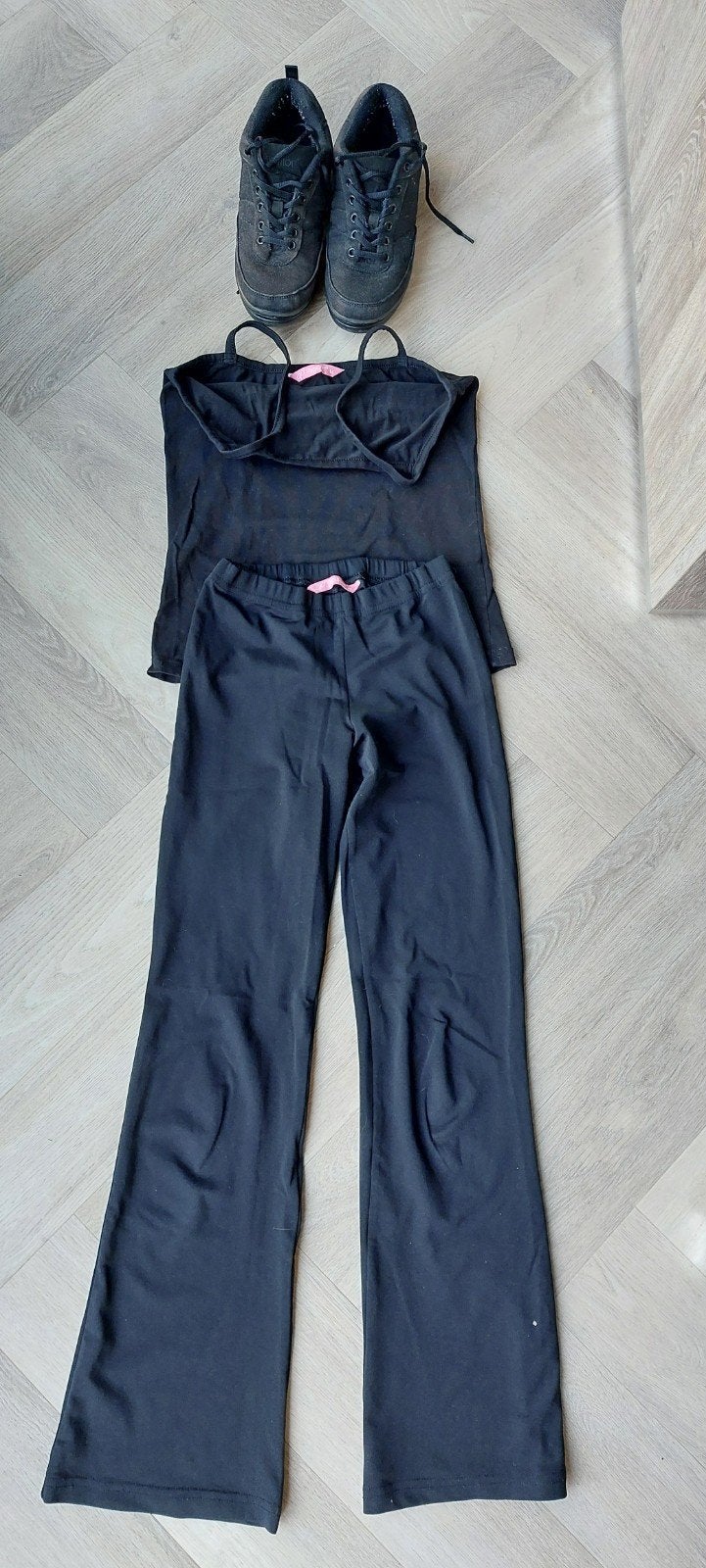 Danskleding set: broek, top en schoenen (Papillon), Ophalen of Verzenden, Gebruikt, Kleding