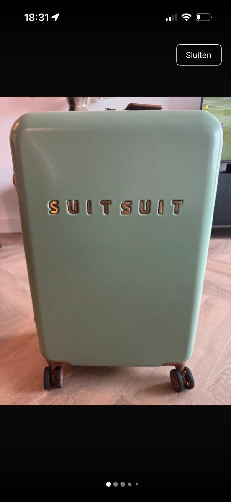 SuitSuit koffer 66 cm., Sieraden, Tassen en Uiterlijk, Koffers, 60 tot 70 cm, Hard kunststof, Verzenden, 45 tot 55 cm