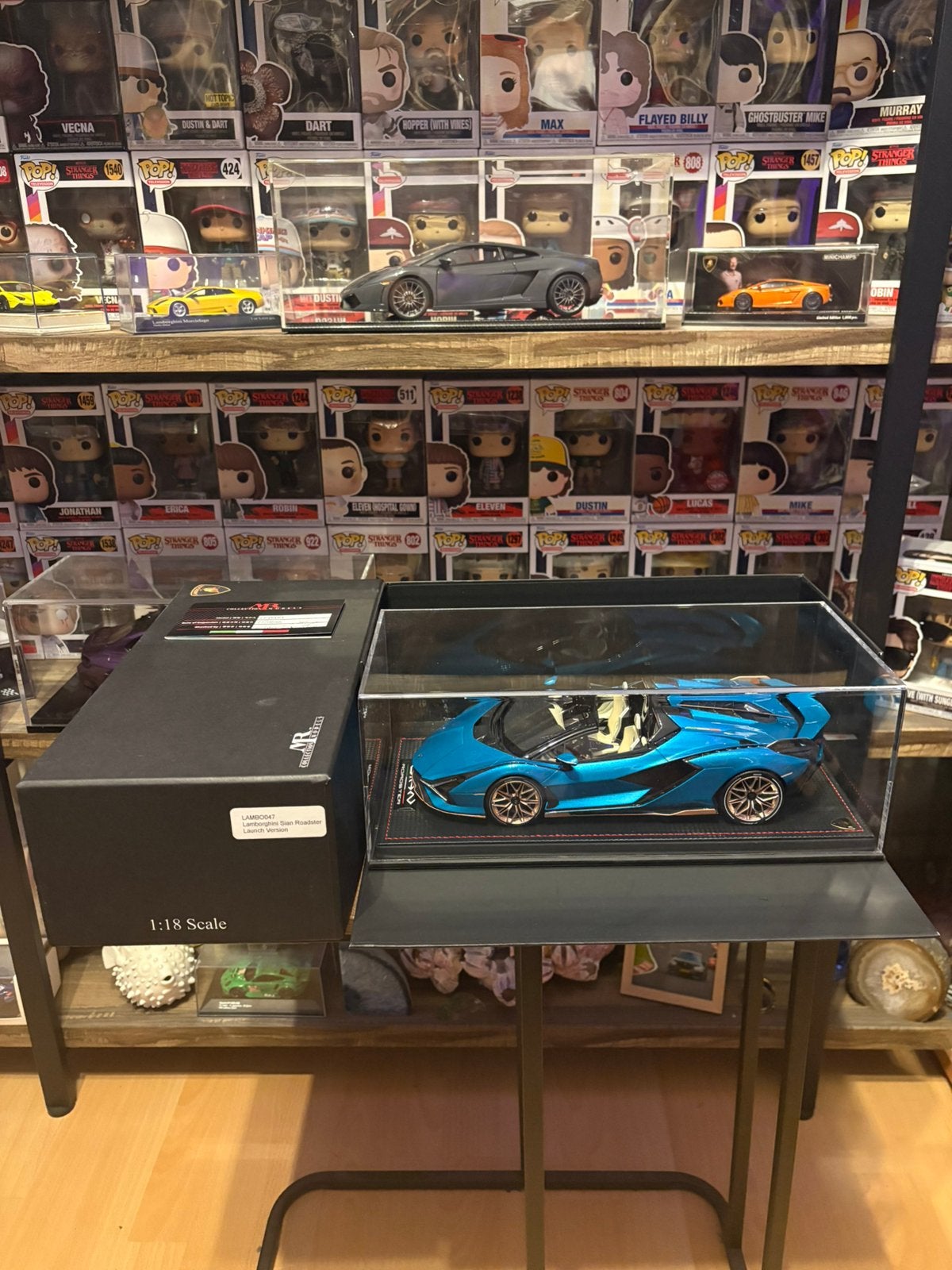 1:18 MR Collection Lamborghini Sian Roadster, Ophalen of Verzenden, Zo goed als nieuw
