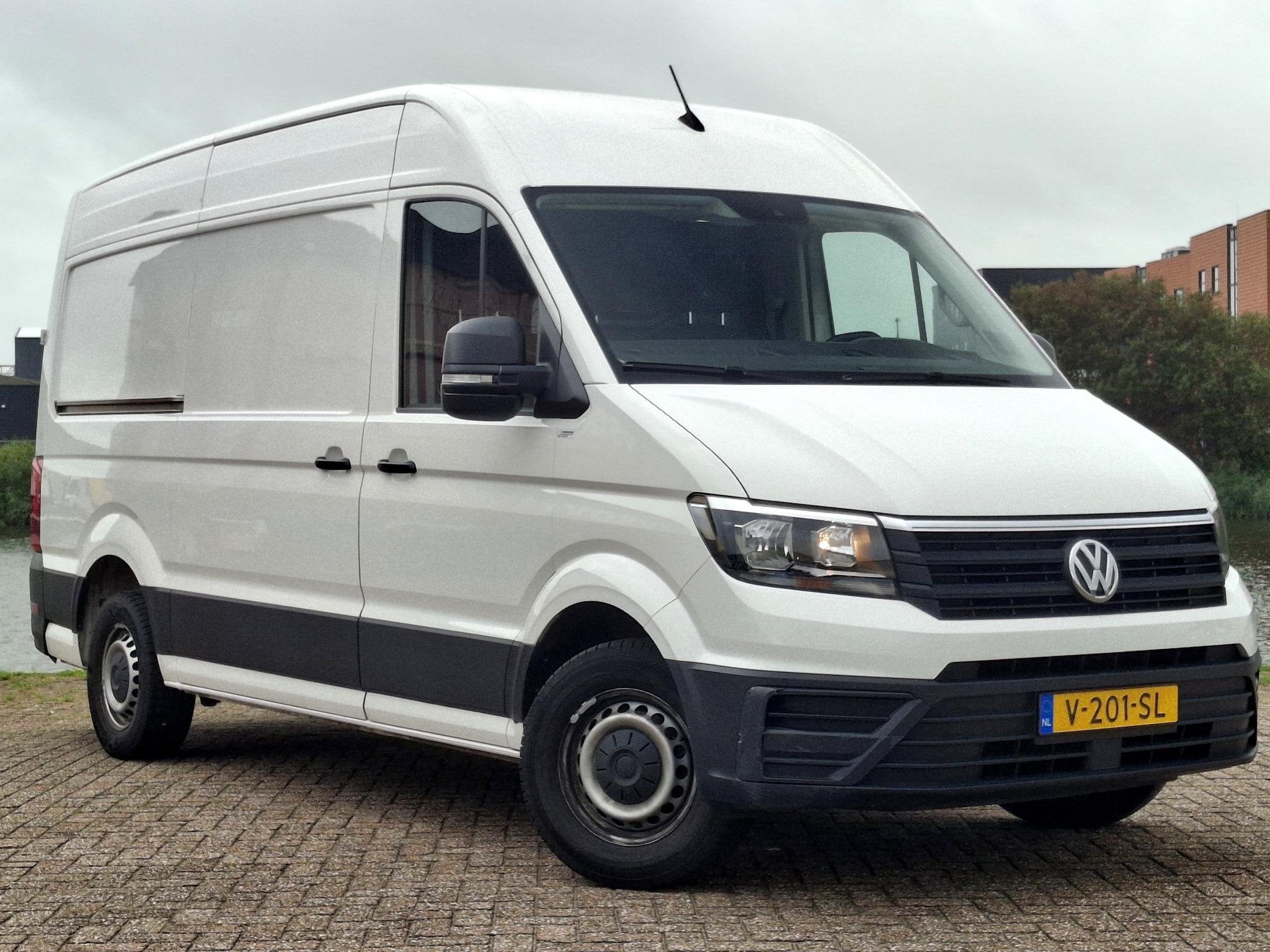 Volkswagen Crafter 35 2.0 TDI L3H3 Highline, Auto's, Gebruikt, 4 cilinders, Volkswagen, Origineel Nederlands