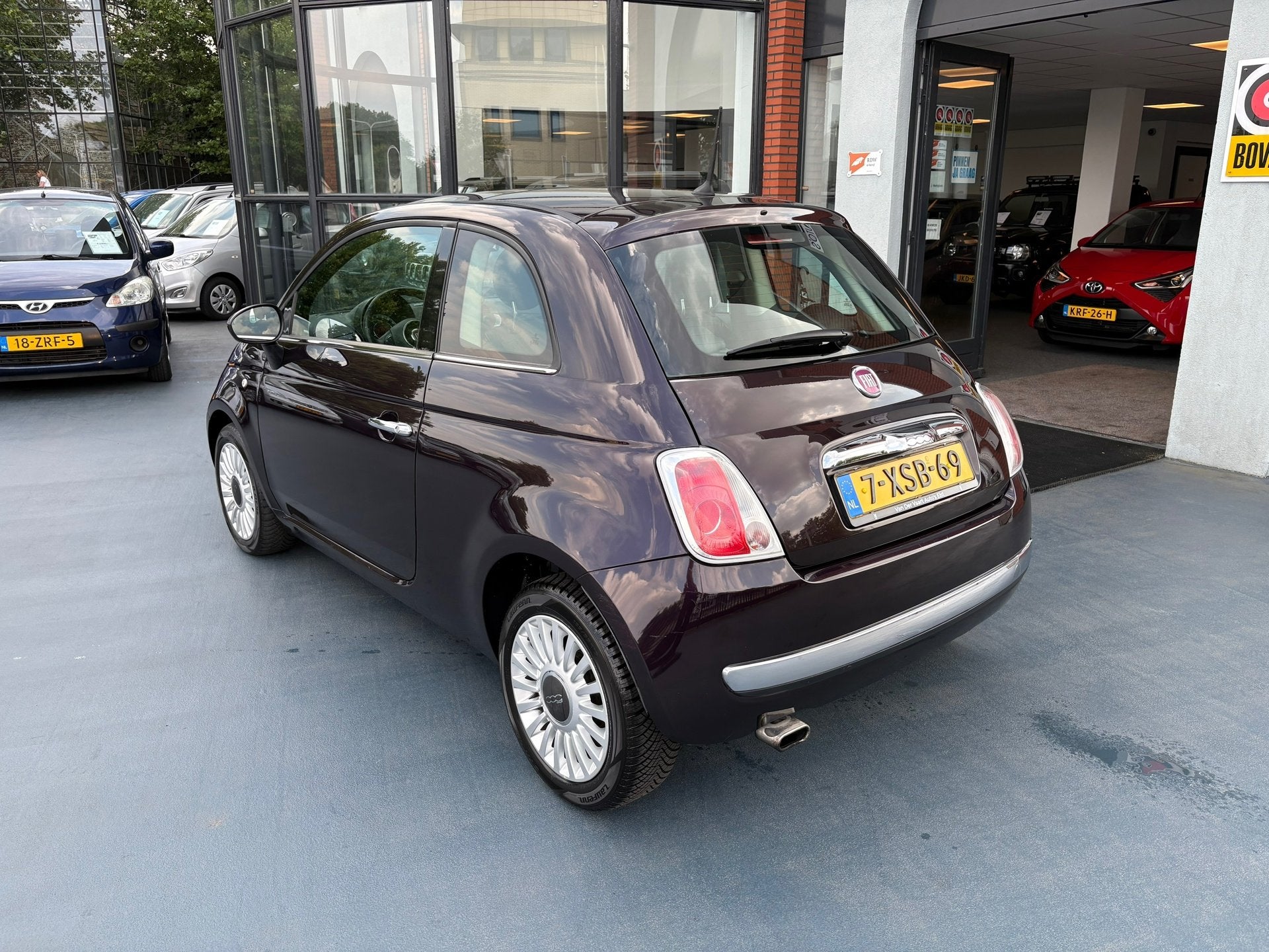 Fiat 500 1.0 TwinAir Lounge AIRCO PANO LMV, Auto's, Fiat, Euro 5, Gebruikt, Overige kleuren, 840 kg