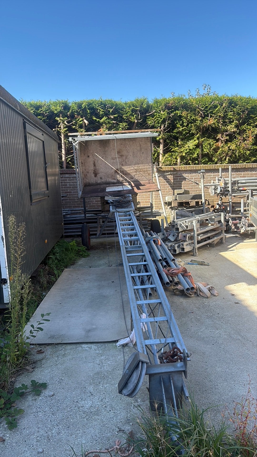 Bouwlift, Ophalen, Gebruikt, 4 meter of meer