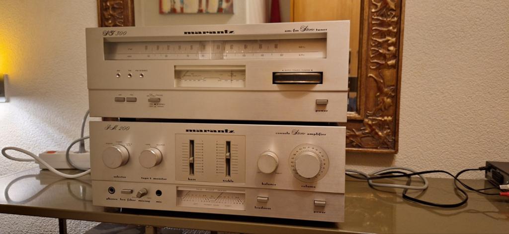 Marantz PM200 Versterker & Tuner uit 1980 - Goede Conditie, Ophalen of Verzenden