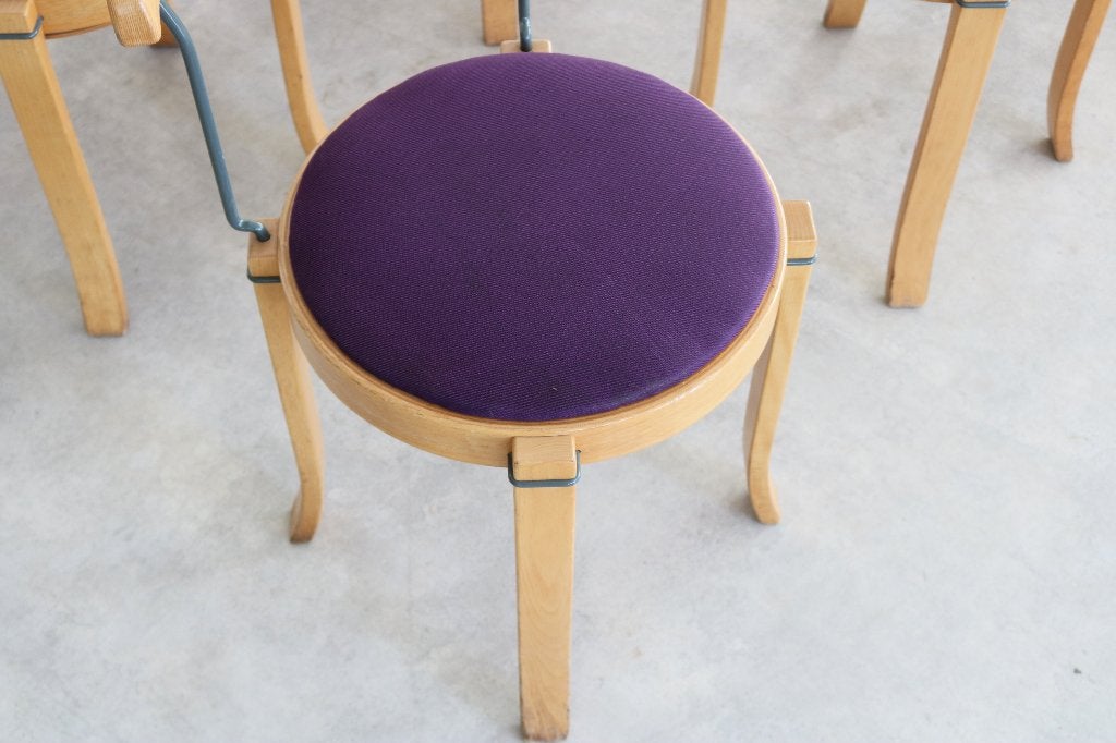 vintage stoelen | eetkamerstoelen | jaren 70 | Denemarken, Gebruikt, Overige kleuren, ., Ophalen of Verzenden