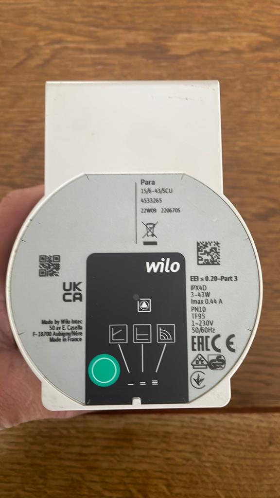 Wilo Para 15/6-43/SCU Circulatiepomp NIEUW., Ophalen of Verzenden, Nieuw
