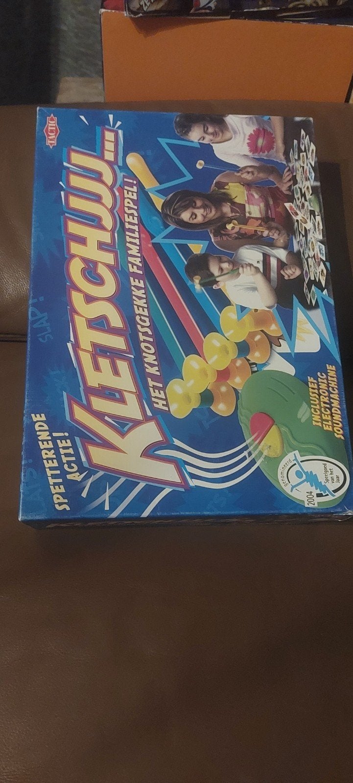 Kletschuu! Het knotsgekke familiespel, Hobby en Vrije tijd, Drie of vier spelers, Ophalen of Verzenden, Gebruikt, Tactic