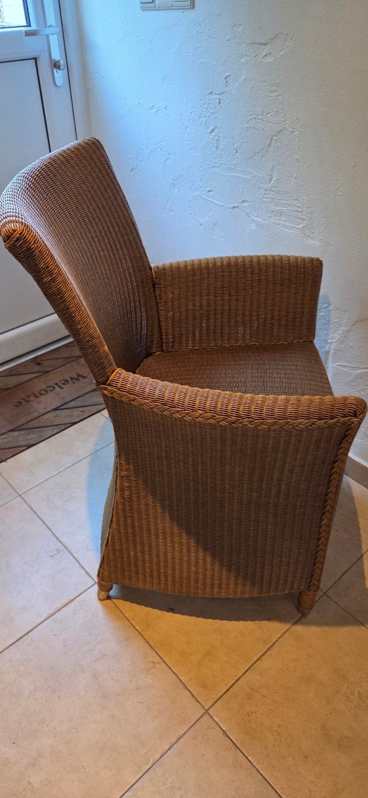 loom rotan fautieul, Huis en Inrichting, Ophalen, Minder dan 75 cm, Minder dan 50 cm