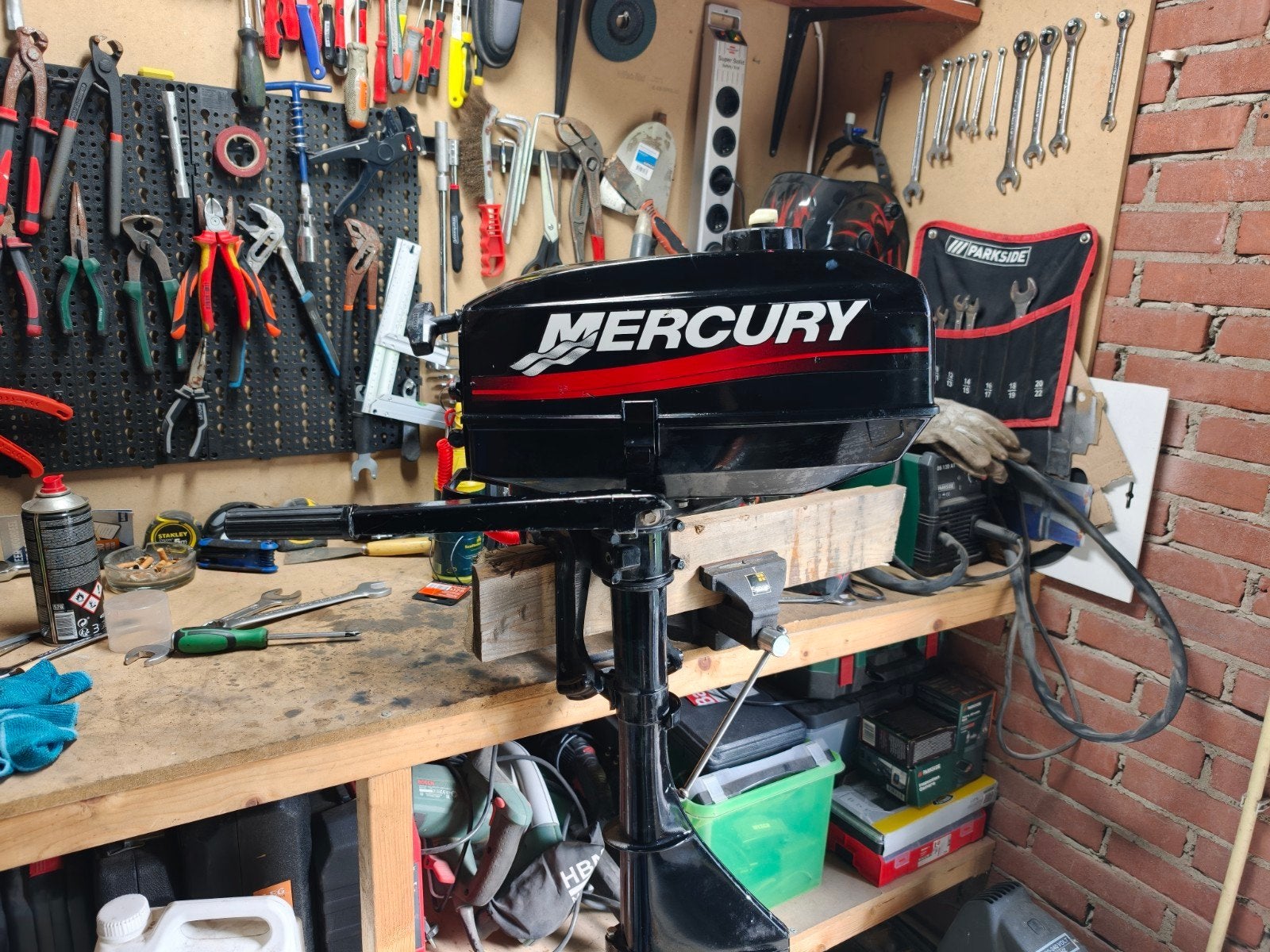mercury 2.5 pk kortstaat, Watersport en Boten, Ophalen, Zo goed als nieuw, Benzine, 5 tot 10 pk