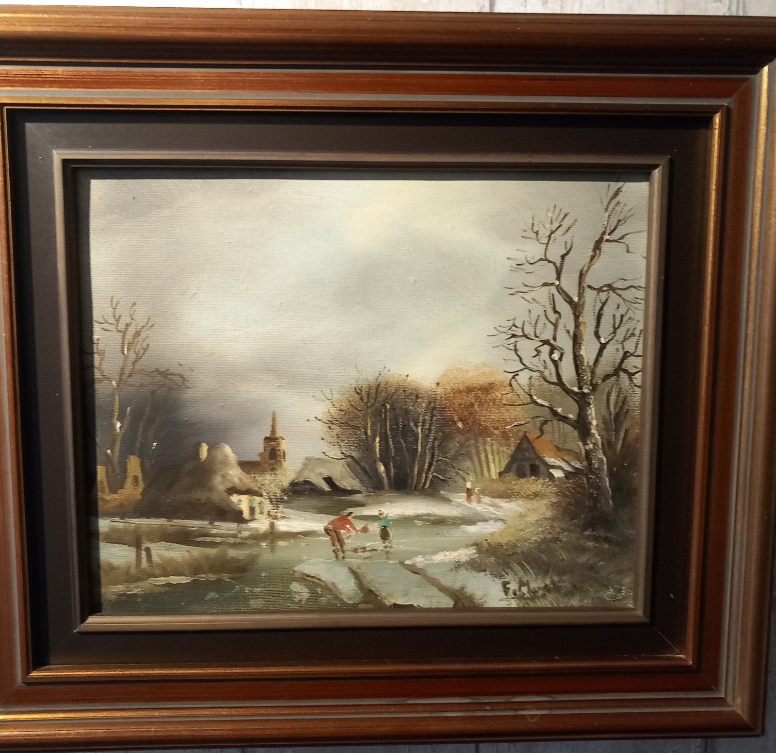 Winterlandschap Frits Meijer, Ophalen