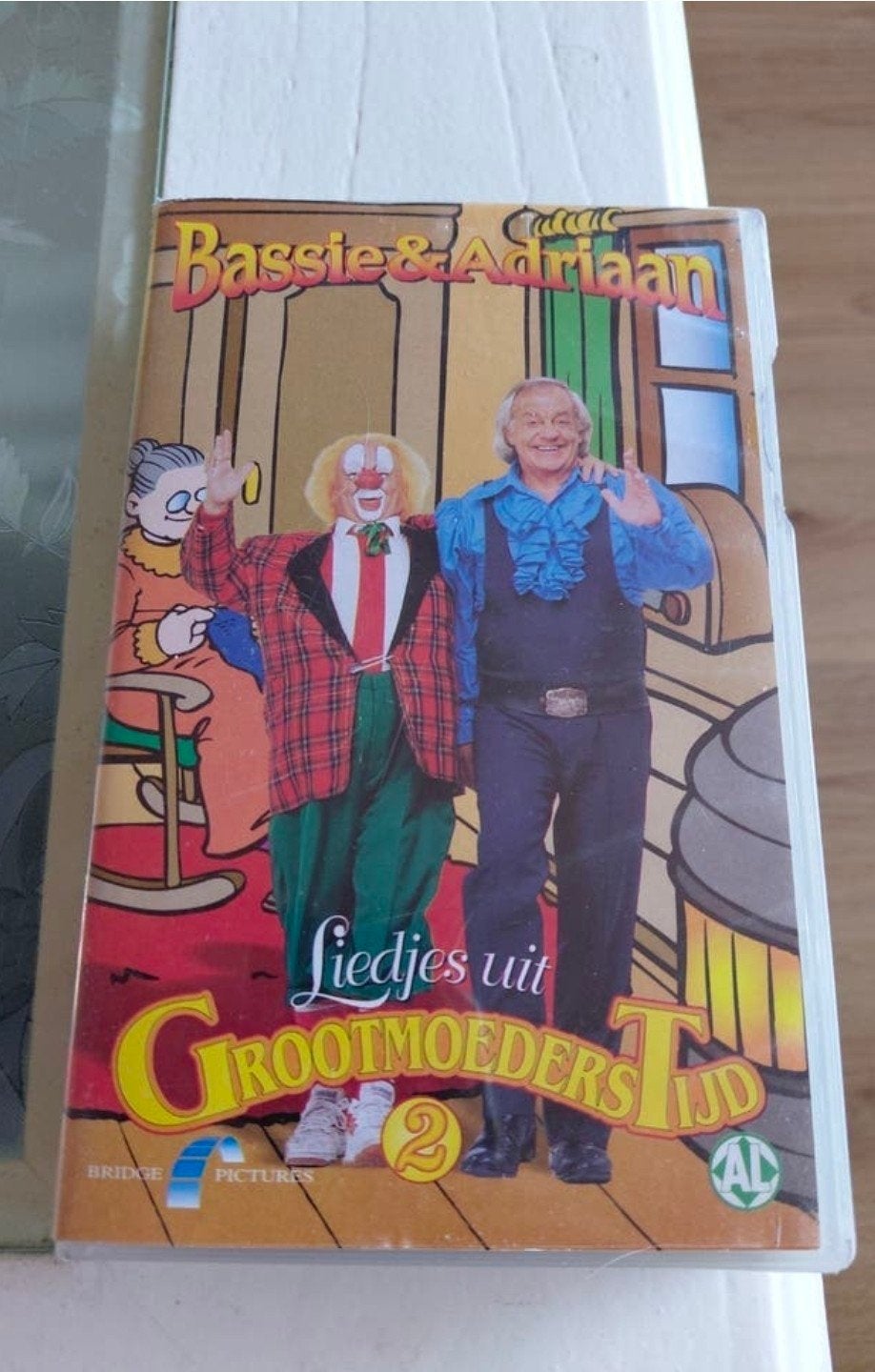 Bassie en Adriaan Liedjes uit grootmoeders tijd 2 video, Cd's en Dvd's, Ophalen of Verzenden, Gebruikt, Serie, VHS