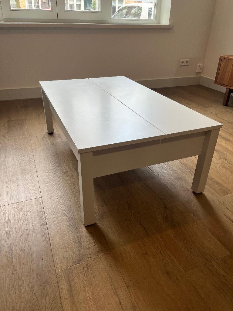 Salontafel IKEA Trulstop met opbergruimte (115x70x40), Ophalen, 100 tot 150 cm, 50 tot 100 cm, Zo goed als nieuw