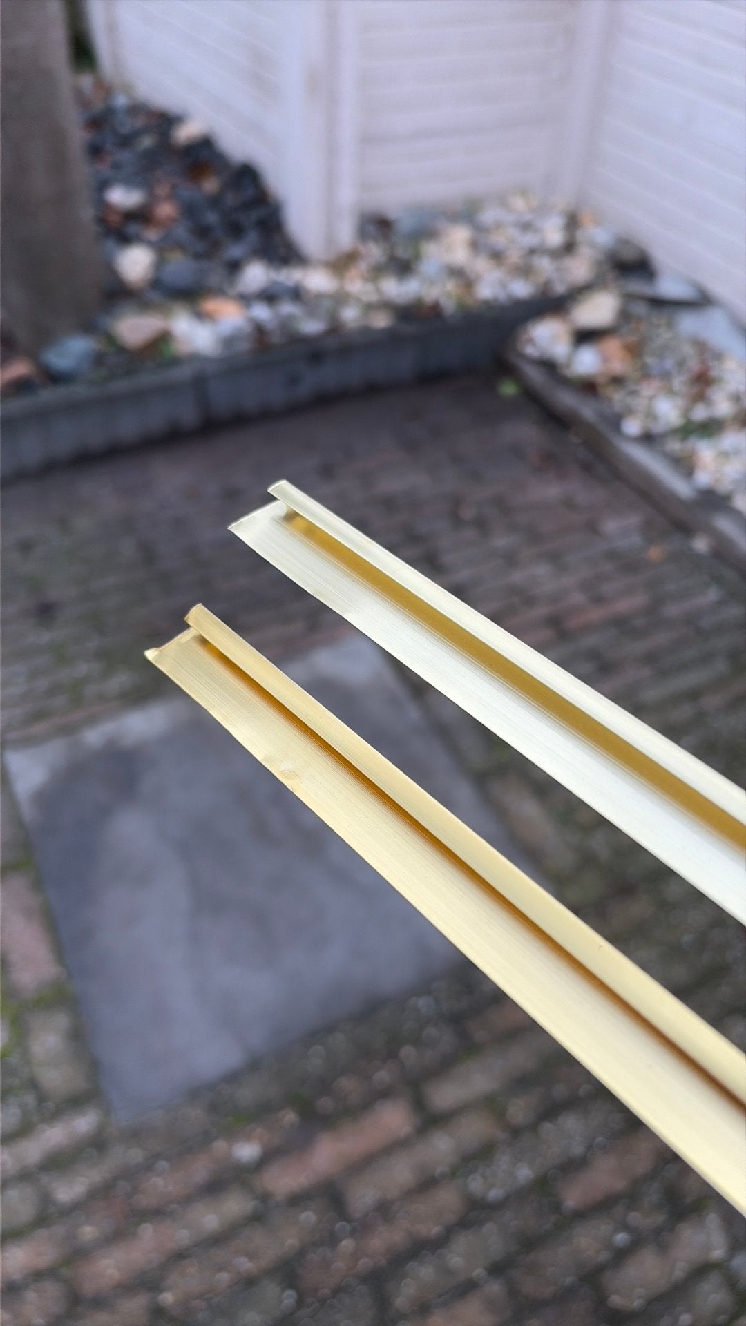 Begin/eind-profiel voor wandpaneel, 2 x 280 cm, Ophalen, Nieuw, Aluminium