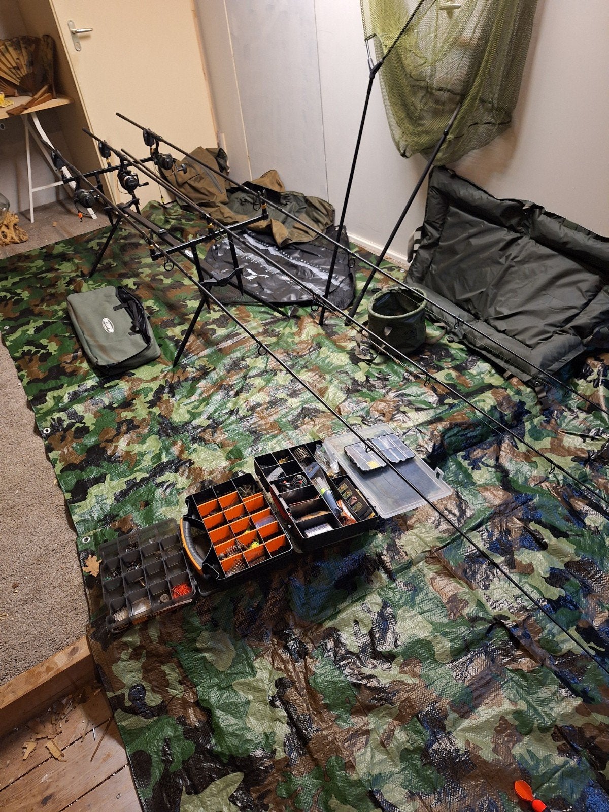complete 3 delig karperset., Ophalen of Verzenden, Zo goed als nieuw, Complete set