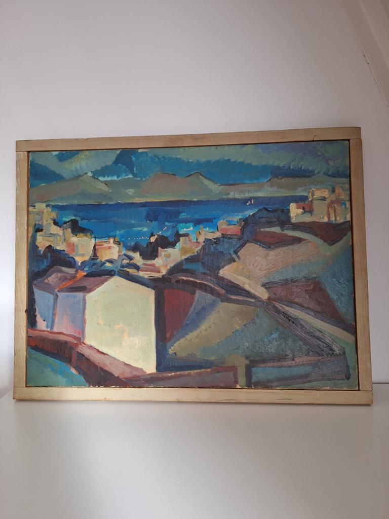 Olieverfschilderij Joop de Carpentier Mallorca 1958, Antiek en Kunst, Ophalen of Verzenden