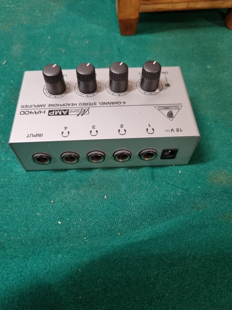 hoofdtelefoonversterker 4 kanaals behringer ha400, Ophalen of Verzenden, 'T Olde Gre-j, Info@toldegrej.nl, Endepoelstraat 20f Didam