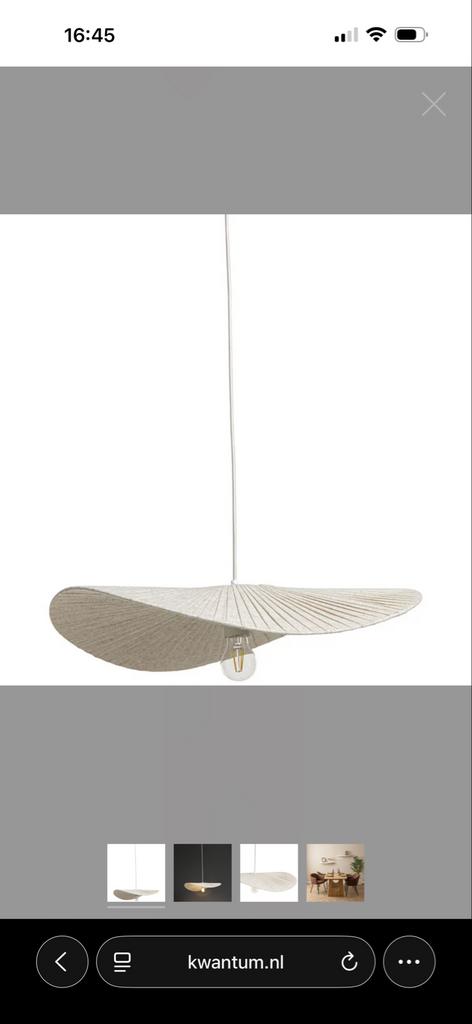 Nieuwe Kwantum Tiresia Hanglamp - Modern Design, Ophalen of Verzenden, Nieuw, Overige materialen, Minder dan 50 cm