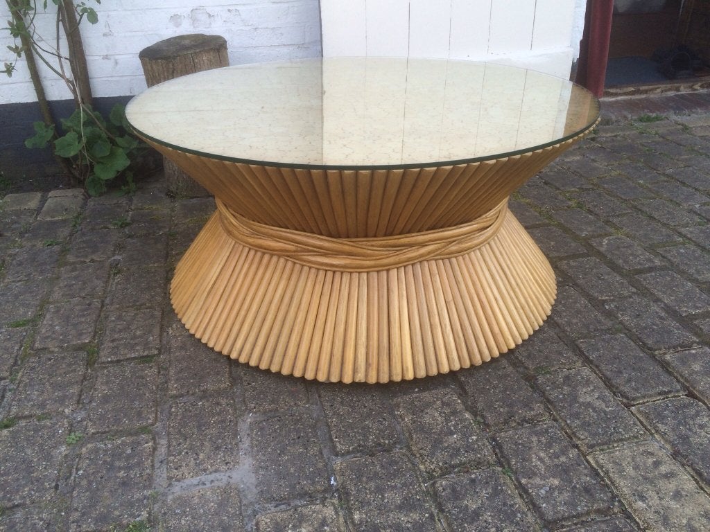 Mc Guire salontafel, Huis en Inrichting, Tafels | Salontafels, Ophalen, 100 tot 150 cm, 50 tot 100 cm, Zo goed als nieuw